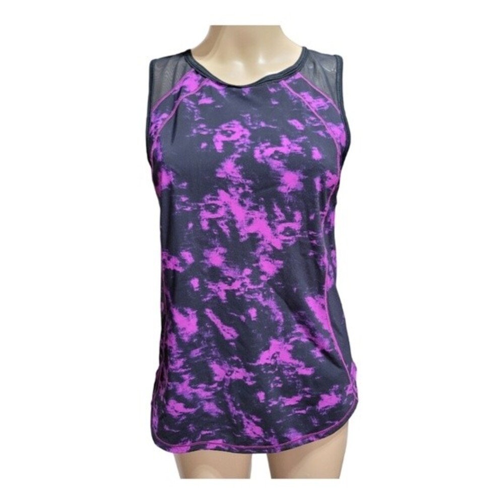 Lululemon Womens Sculpt Tank Top Workout Yoga Gym Fitness Black Purple Size 4